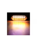 Set 2 Stroboscoape, 10-30V 12 Led-uri cu lumina portocalie