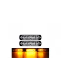 Set 2 Stroboscoape 10-30V, 6 Led-uri cu lumina portocalie