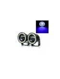 Set 2 proiectoare auto cu LED Angel Eyes, 64mm red-mag.ro