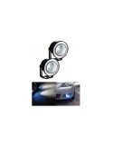 Set 2 proiectoare auto cu LED Angel Eyes, 64mm red-mag.ro