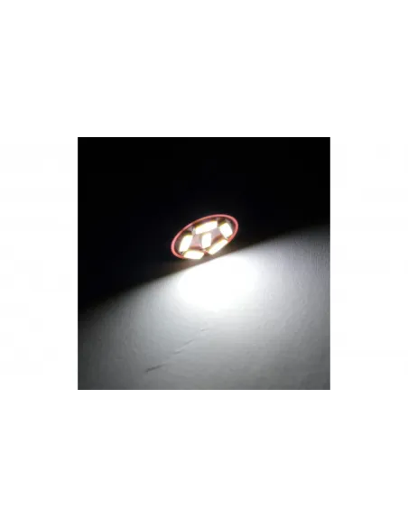 Set 2 x becuri led pozitie T10 cu 6 led-uri SI Canbus, culoare