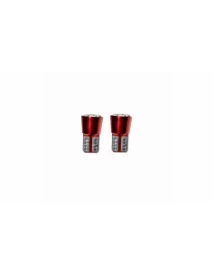 Set 2 x becuri led pozitie T10 cu 6 led-uri SI Canbus, culoare