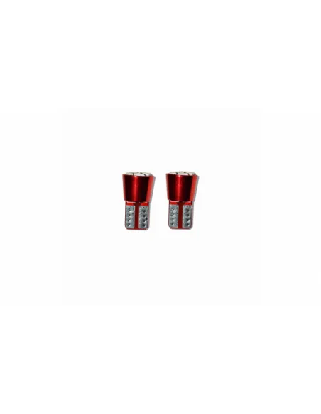 Set 2 x becuri led pozitie T10 cu 6 led-uri SI Canbus, culoare