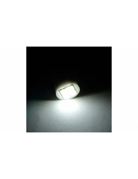 Set 2 x Bec T10 4 led 3030 4W 12V red-mag.ro