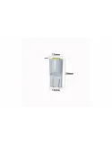 Set 2 x Bec T10 4 led 3030 4W 12V red-mag.ro