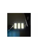 Set 2 x Bec LED 36mm, 12LED SMD, 12V, ALB, 4014 red-mag.ro