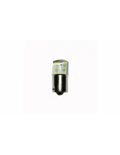 Set 2 becuri Led 1156 12 led SMD siliconat cu flash red-mag.ro 2