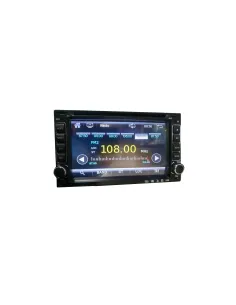 Player auto CD-DVD 2DIN Universal 6.4 inchi cu GPS si rama