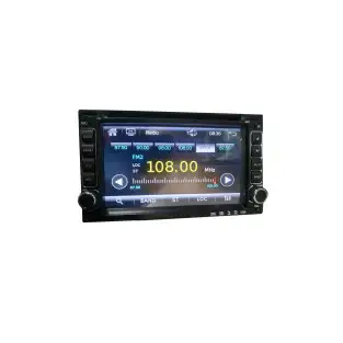 Player auto CD-DVD 2DIN Universal 6.4 inchi cu GPS si rama