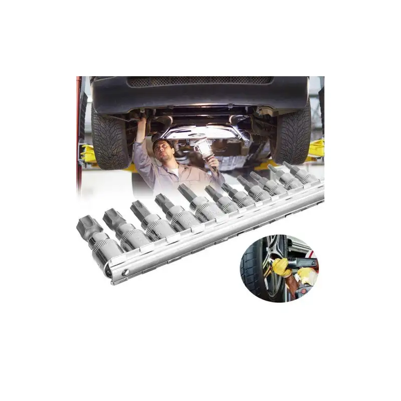 Set 11 piese, biti torx T10-T60 red-mag.ro