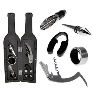 Set cadou elegant pentru vin cu 5 accesorii red-mag.ro 2