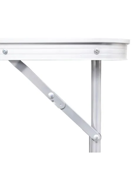 Set camping cu masa reglabila si 4 scaune, MDF, 120 x 60 cm