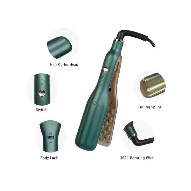 Placa coafare volum par, Splint Curls red-mag.ro