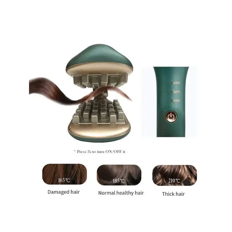 Placa coafare volum par, Splint Curls red-mag.ro