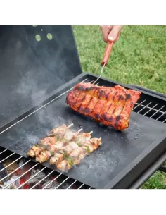 Set 2 folii antiaderente BBQ Grill Matt din teflon pentru 2