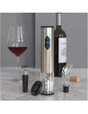 Set accesorii pentru vin cu tirbuson electric, 4 piese