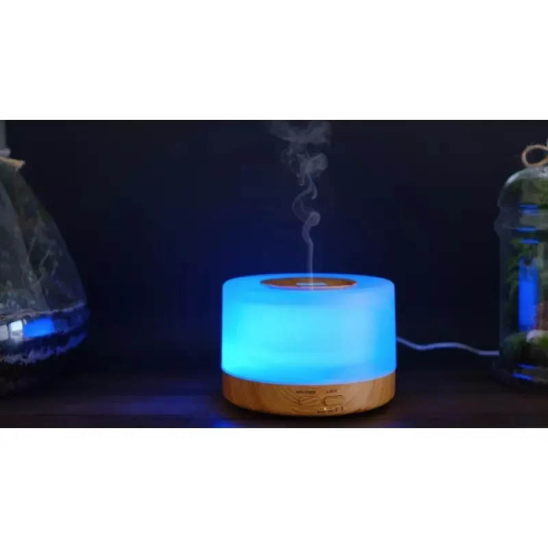 Umidificator de Aer cu Ultrasunete D006 cu LED 500ml red-mag.ro