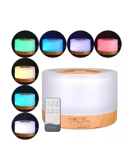 Umidificator de Aer cu Ultrasunete D006 cu LED 500ml red-mag.ro