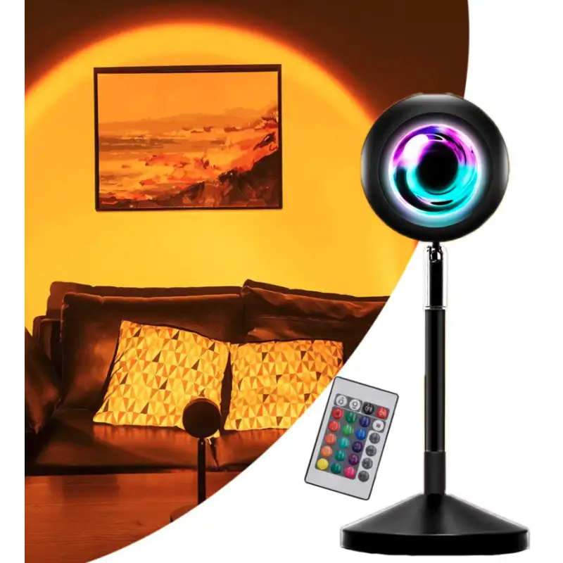 Lampa cu lupa videografie - efecte Sunset, Rainbow, Sunrise