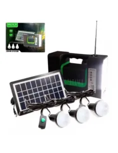 Kit solar GD-Lite 10 dotat cu dispozitive USB cu 3 becuri LED +