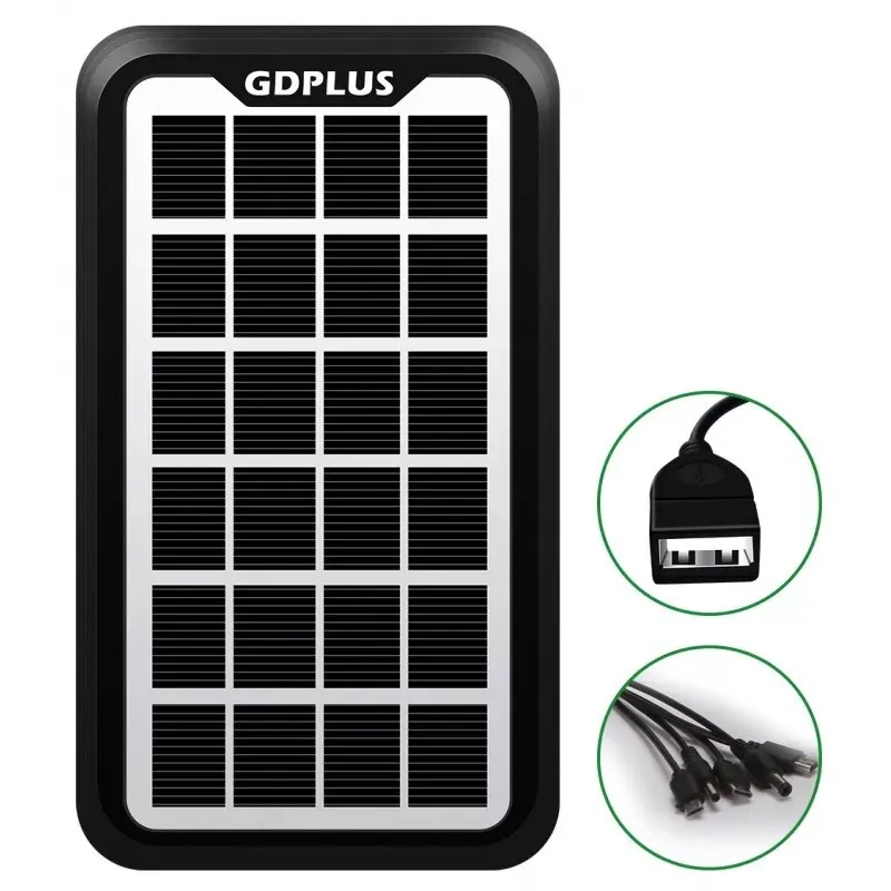 Panou solar GD10x portabil 8W GD SUPER red-mag.ro