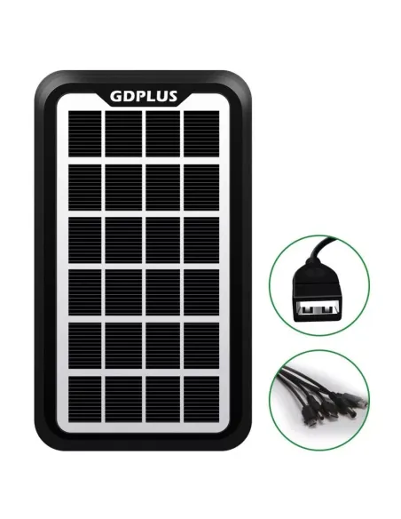 Panou solar GD10x portabil 8W GD SUPER red-mag.ro