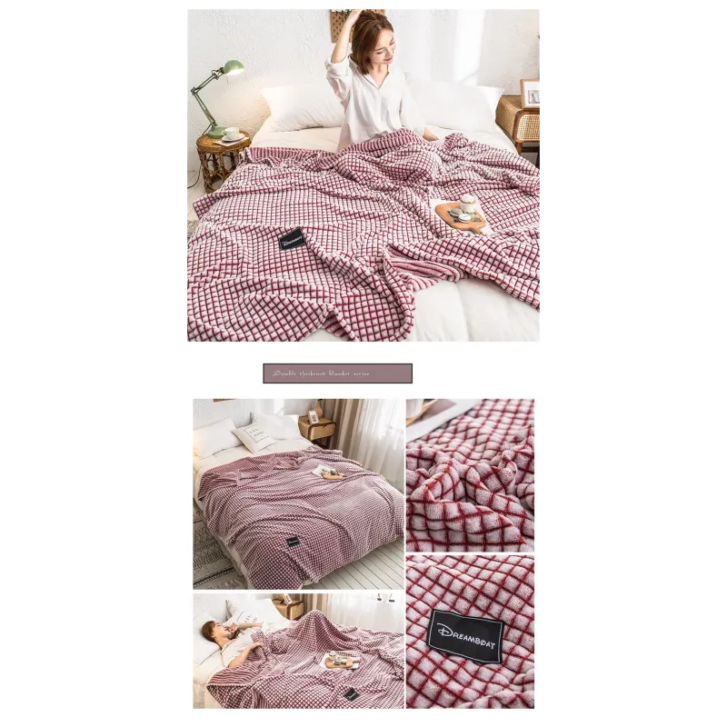 Patura super pufoasa Baycal Jo-jo, 200 x 230 cm red-mag.ro