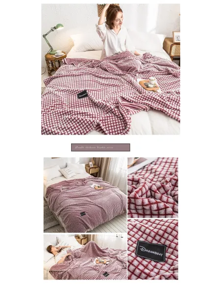 Patura super pufoasa Baycal Jo-jo, 200 x 230 cm red-mag.ro