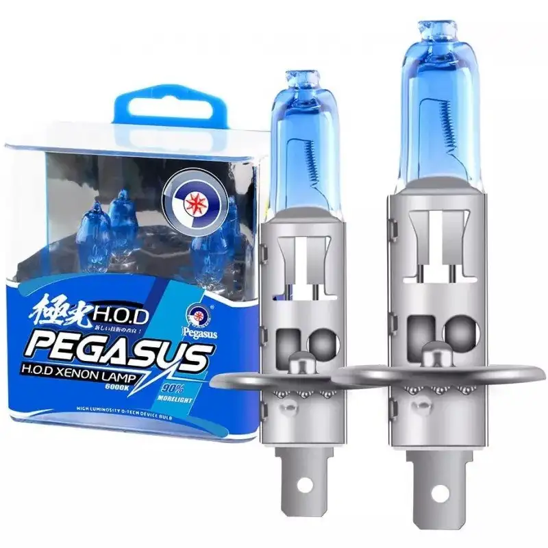 Set 2 becuri Pegasus H1 Xenon EFFECT halogen red-mag.ro