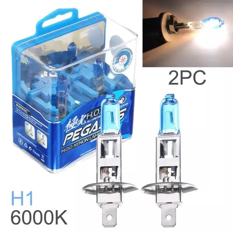 Set 2 becuri Pegasus H1 Xenon EFFECT halogen red-mag.ro