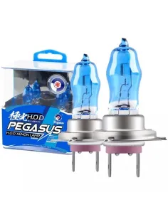 Set 2 becuri Pegasus H7 Xenon EFFECT halogen red-mag.ro