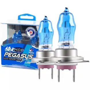 Set 2 becuri Pegasus H7 Xenon EFFECT halogen red-mag.ro