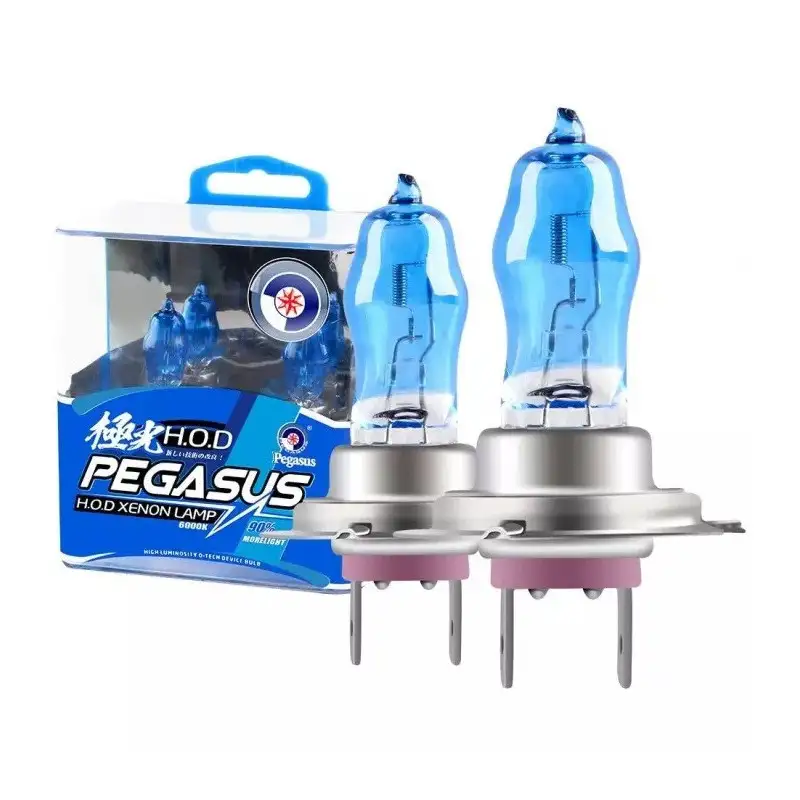 Set 2 becuri Pegasus H7 Xenon EFFECT halogen red-mag.ro