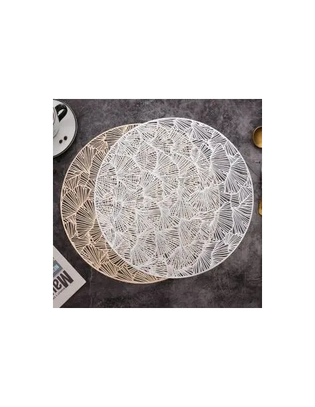 Set 6 suporti farfurie, model rotund red-mag.ro