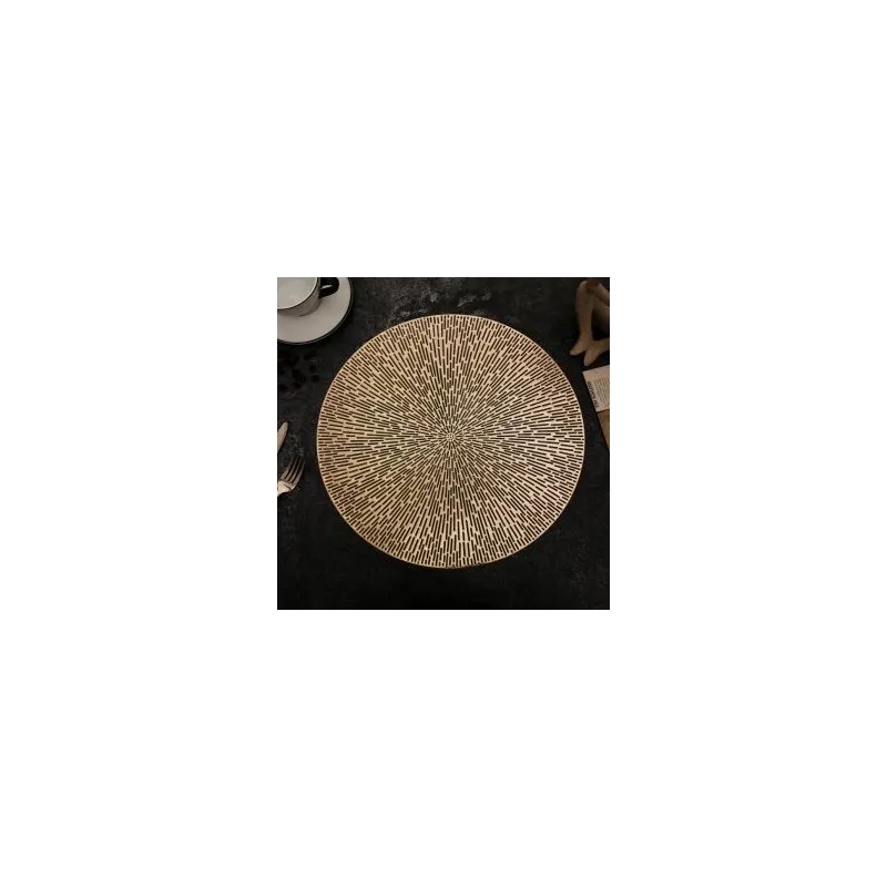 Set 6 suporti farfurie, model rotund red-mag.ro