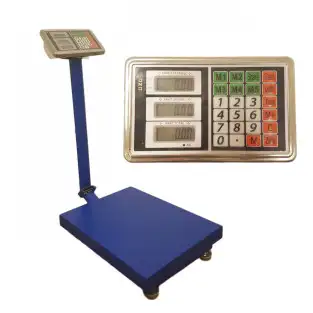 Cantar cu platforma, 350 kg, brat rabatabil, afisaj electronic