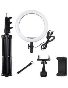 Lampa Ring Light LED 8" Circulara cu Lumina rece / naturala / 2