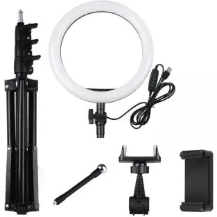 Lampa Ring Light LED 8" Circulara cu Lumina rece / naturala / 2