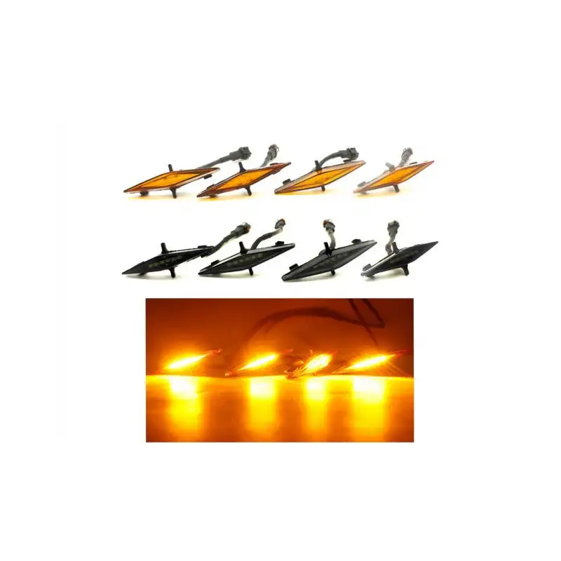 Set 4 x Lumini de zi, decoratie grila fata, 12/24V, doua modele