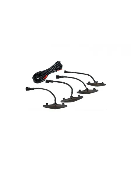 Set 4 x Lumini de zi, decoratie grila fata, 12/24V, doua modele