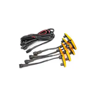 Set 4 x Lumini de zi, decoratie grila fata, 12/24V, doua modele