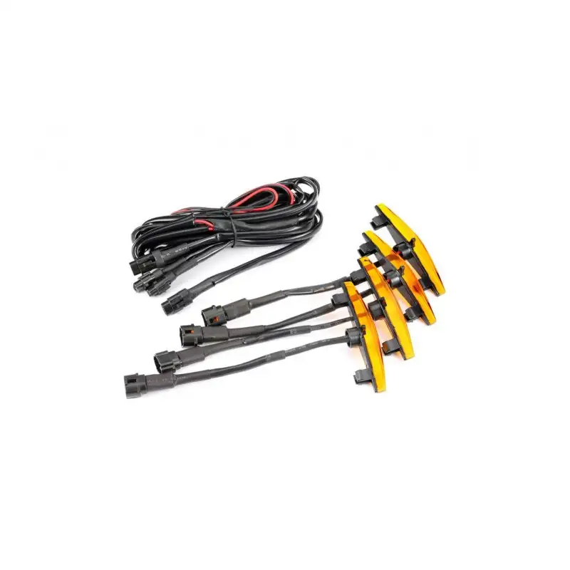 Set 4 x Lumini de zi, decoratie grila fata, 12/24V, doua modele