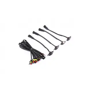 Set 4 x Lumini de zi, decoratie grila radiator, 4W, 12V