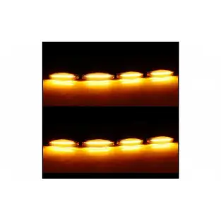 Set 4 x lumini de zi, decoratie grila radiator, 3W red-mag.ro 2