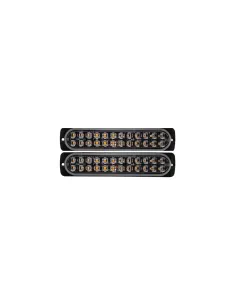 Set 2 proiectoare auto, 24 LED, stroboscop, lumina galbena