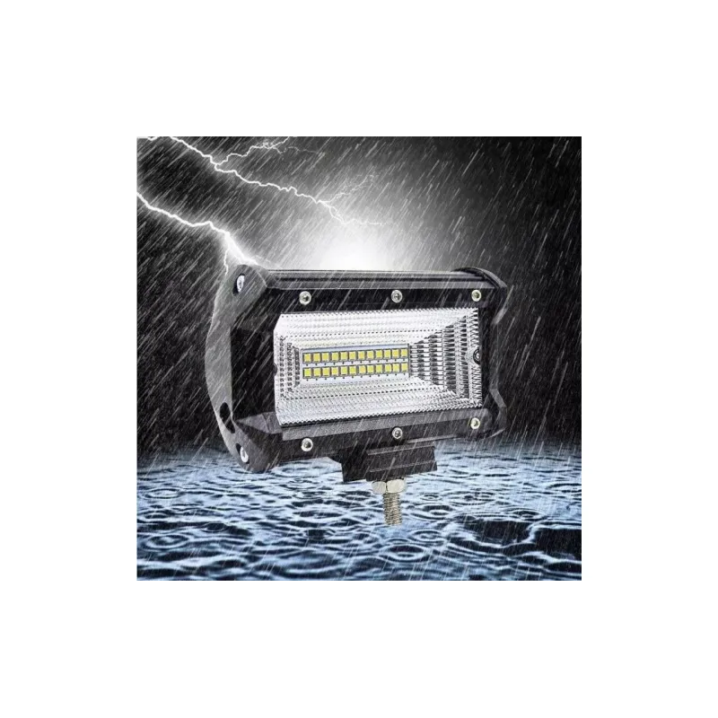 Set 2 x Proiectoare auto, 144W/Set, 12/24V, 24 LED red-mag.ro