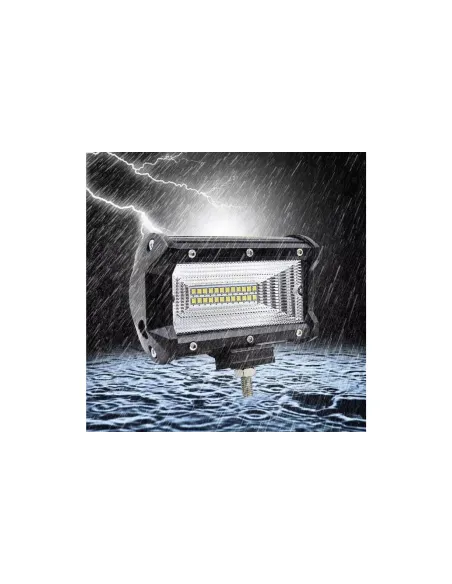Set 2 x Proiectoare auto, 144W/Set, 12/24V, 24 LED red-mag.ro