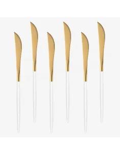 Set 6 Cutite din inox, in stil Portughez, Deluxe, 22 x 1.5 cm