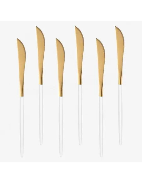 Set 6 Cutite din inox, in stil Portughez, Deluxe, 22 x 1.5 cm