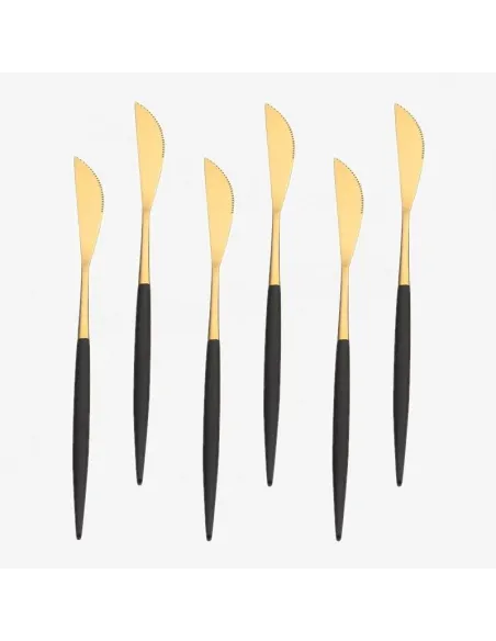 Set 6 Cutite din inox, in stil Portughez, Deluxe, 22 x 1.5 cm